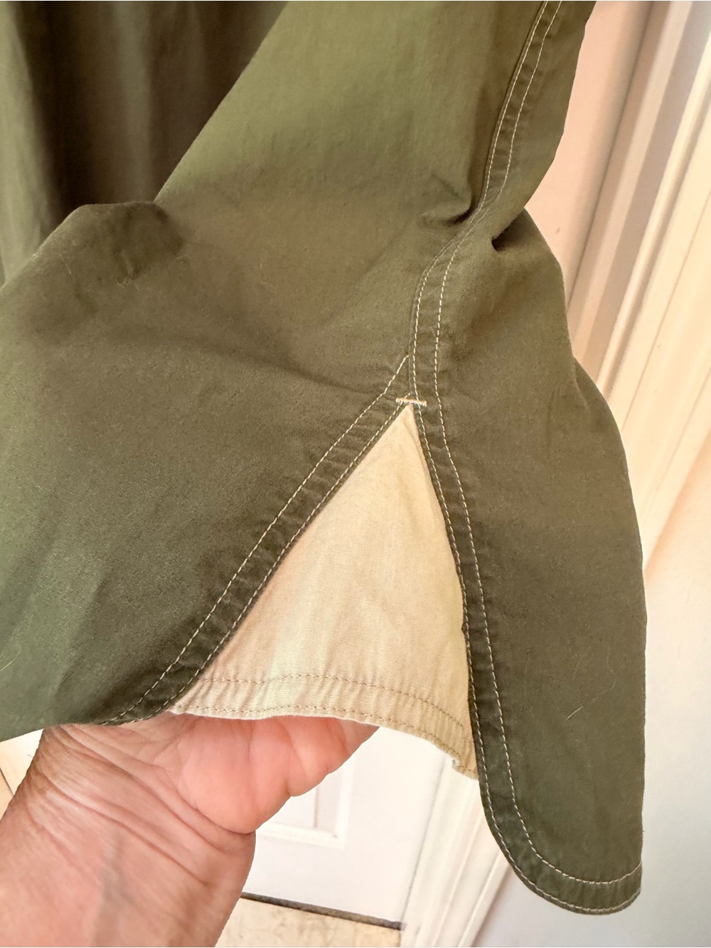 GameGuard Short Sleeve Padded Recoil Shooting Shirt, Button, Olive & Tan, Sz XL - Picture 9 of 13